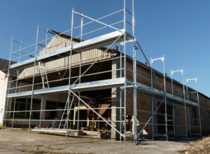 homlokzati állvány